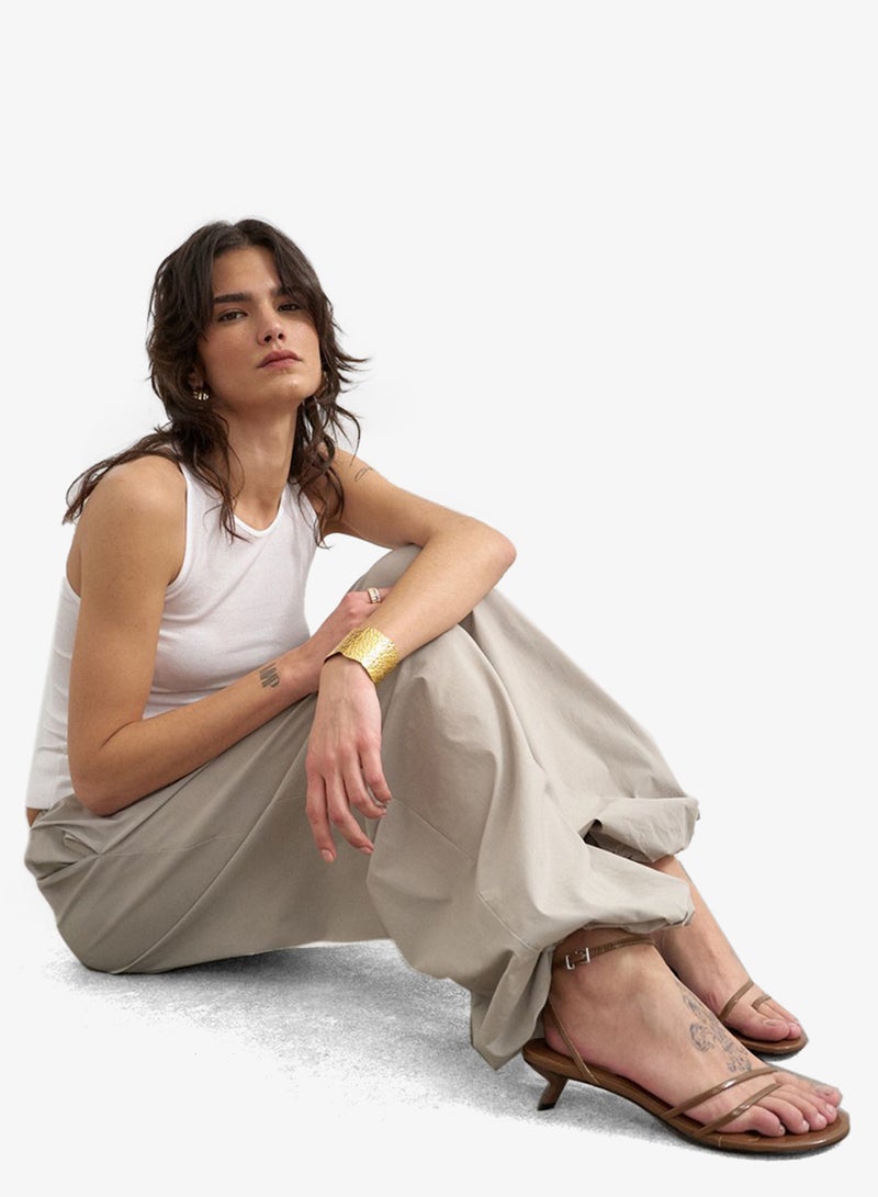 TOPSHOP Balia Balloon Fit Trousers - Image 4