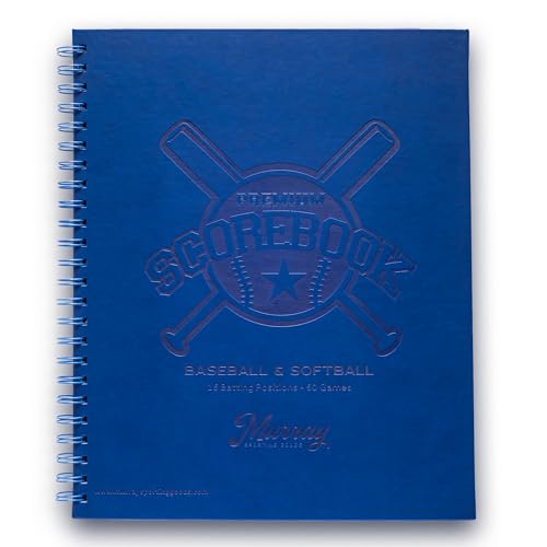 Murray Sporting Goods Premium Baseball Softball Scorebook - 60 Games | Stats Score Keeper Book for Adult & Youth Baseball/Softball - Image 4