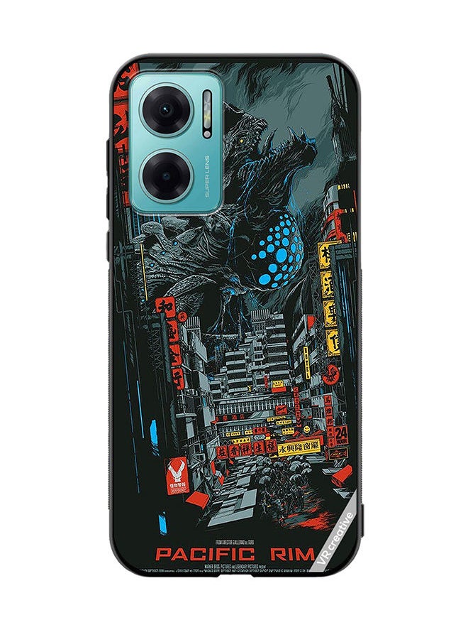 VR CREATIVE Protective Case Cover For Xiaomi Redmi Note 11E Pacific Rim Design Multicolour  - Image 1