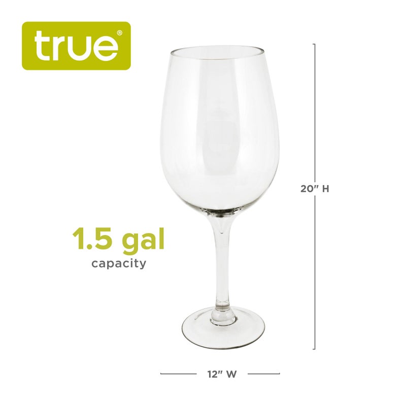 True Bordeaux Giant Wine Glass Holds 1.5 Gallons or 200 Wine Corks, Huge Glass Cups, Kitchen Decor, Home Decor, Kitchen Glassware, Set of 1 - Image 3