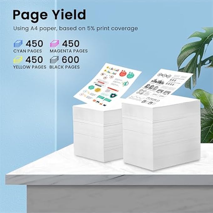 REMANUFACTURED INK CARTRIDGE REPLACEMENT FOR EPSON 212XL INK CARTRIDGES 212 XL T212XL FOR EPSON EXPRESSION HOME XP-4100 XP-4105 WORKFORCE WF-2830 WF-2850 PRINTER (BLACK, CYAN, MAGENTA, YELLOW, 4 PACK) - Image 3