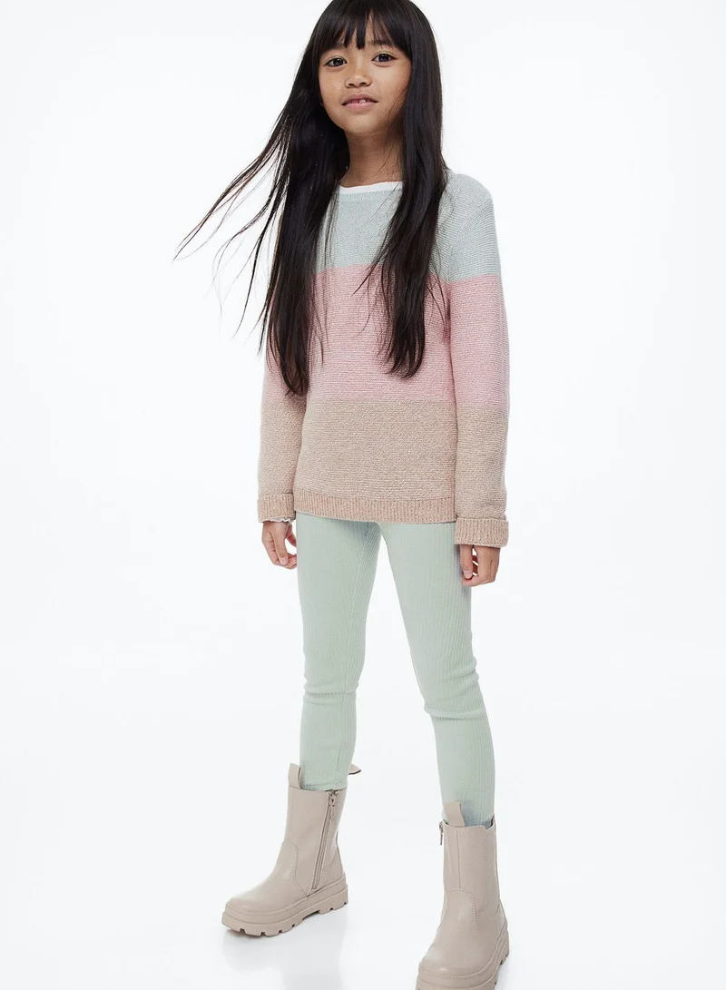 H&M Kids 2 Pack Essential Ribbed Leggings