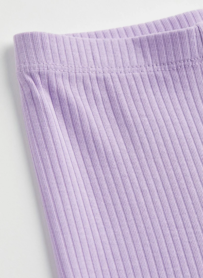 H&M Kids 2 Pack Essential Ribbed Leggings