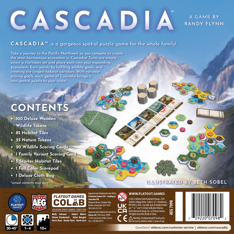 AEG  Flatout Games  Cascadia  AwardWinning Board Game Set in the Pacific Northwest  Easy to Learn  Quick to Play  Ages 10 - Image 3