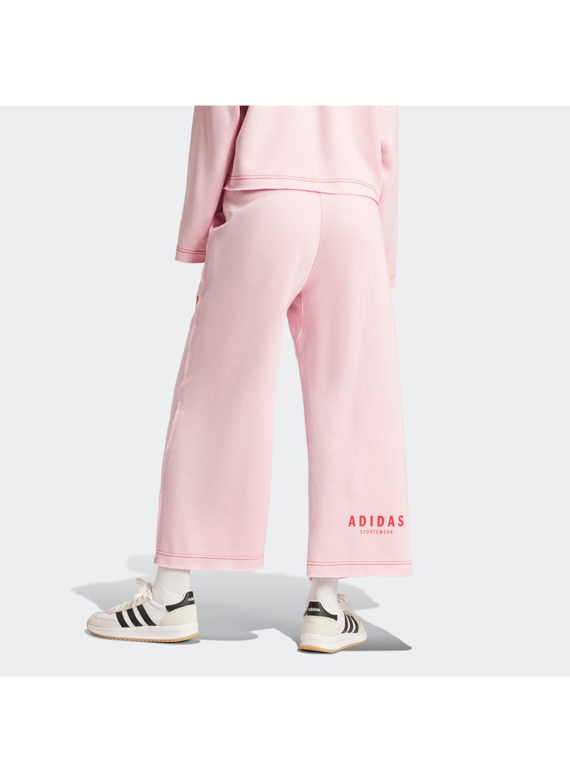 Adidas - 7/8 All Szn Loose Graphic Pants - Image 1
