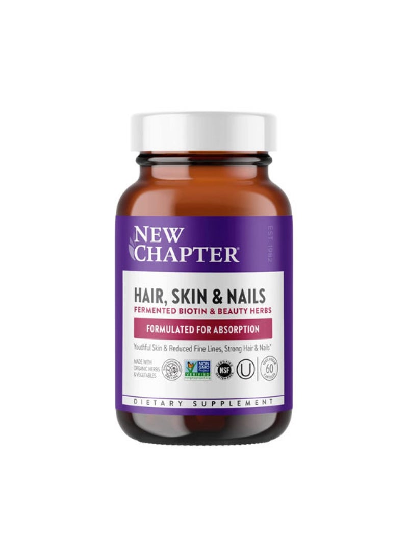 New Chapter Hair, Skin & Nails – 60 Capsules