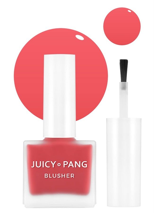 A'Pieu JUICY-PANG WATER BLUSHER (RD01 - Popping Cherry) - Korean Liquid Blush For Cheeks K Beauty Makeup - Image 1