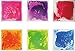 Crystiles Six 6 Assorted Color 12X 12 Liquid Floor Tile  ASTM BS EN71 CPSIA CertifiedLiquid Sensory Floor Decorative Tiles 6 Tiles - Image 4