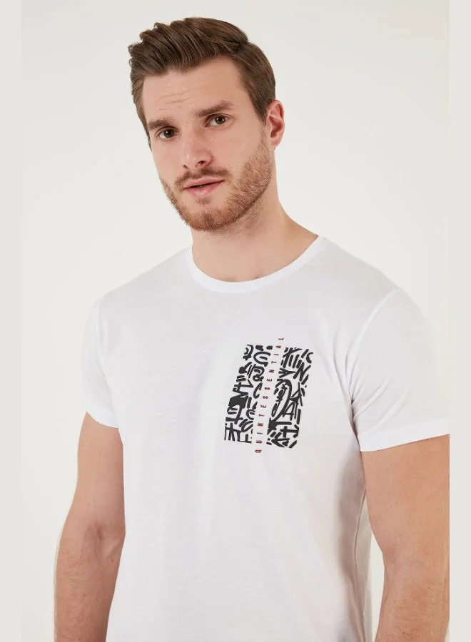 Buratti  Buratti Crew Neck Cotton Slim Fit T Shirt Men's T SHIRT 541QUINT for Men | Best Price UAE