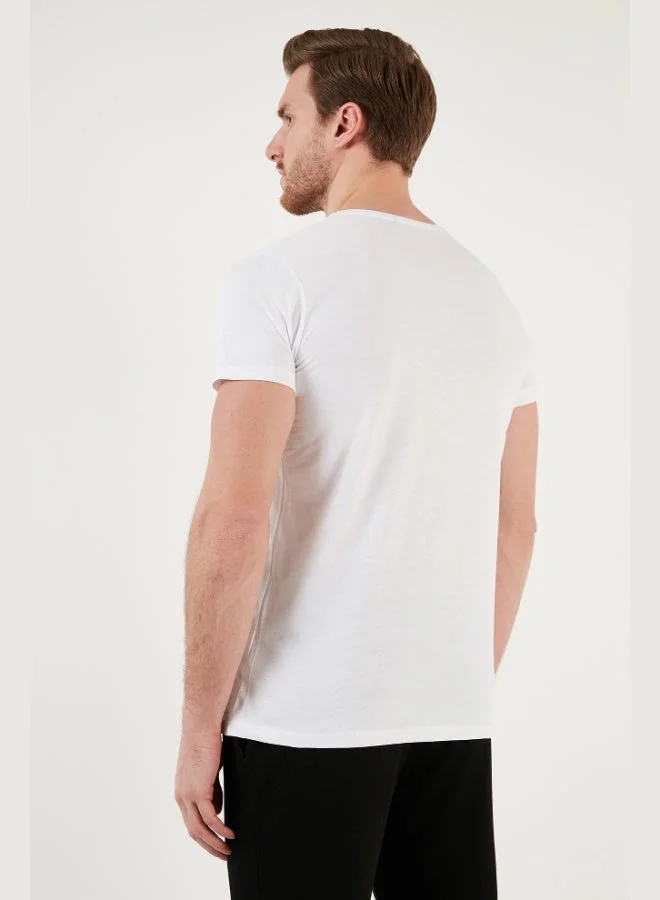 Buratti  Buratti Crew Neck Cotton Slim Fit T Shirt Men's T SHIRT 541QUINT for Men | Best Price UAE