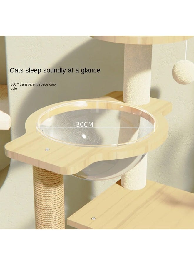 KLNAMAEAAN Cat Tree Tower Scratching Post Scratcher Cats Condo House Bed Furniture  - Image 4
