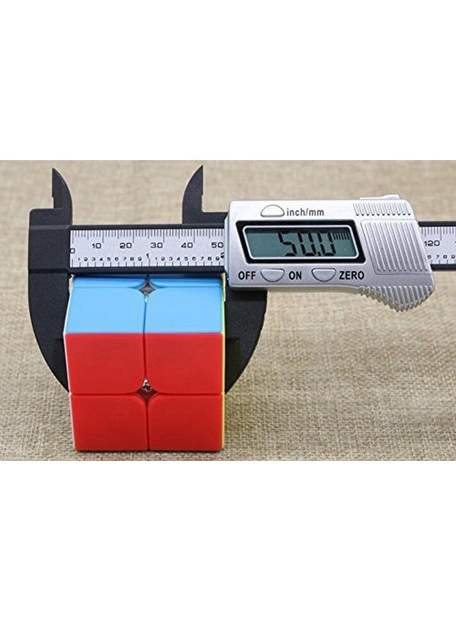 D ETERNAL Moyu Mofang Jiaoshic Cube 2X2 High Speed Stickerless Magic 2 2 Cube,Multicolor, Kids and Professionals - Image 5