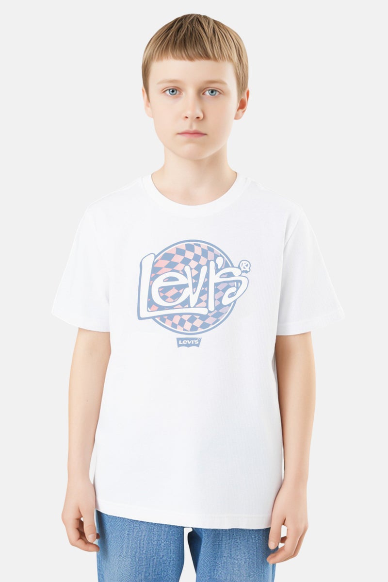 Levi's Kids Boy Short Sleeve Graphic Print T-shirt, Multicolor - Image 1
