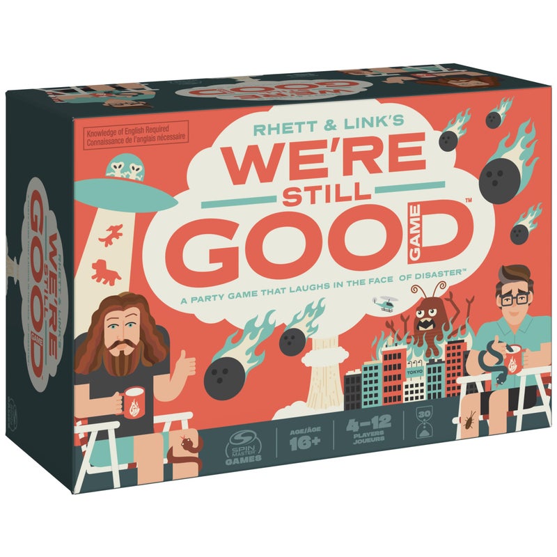 Spin Master Games  Rhett & Link Were Still Good Party Game  for Fans of the Comedy YouTube Show Good Mythical Morning  Hilarious & Memeable Play  4-12 Players  Ages 16 & Up - Image 1
