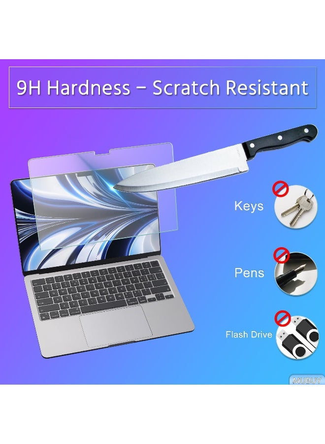 Tempered Glass Screen Protector Compatible with MacBook Neo 13-inch 2026 (Model A3404) Screen Protector [9H Hardness] [No bubbles] [Anti-Fingerprint] - Image 5