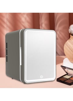 Generic Mini Cosmetics Fridge 4L with LED Mirror – Quiet Beauty Skincare Refrigerator, Portable Cooler for Makeup, Serums, and Face Masks, Compact Mini Fridge with Adjustable Shelves for Vanity or Travel  - Image 3
