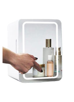 Generic Mini Cosmetics Fridge 4L with LED Mirror – Quiet Beauty Skincare Refrigerator, Portable Cooler for Makeup, Serums, and Face Masks, Compact Mini Fridge with Adjustable Shelves for Vanity or Travel  - Image 5