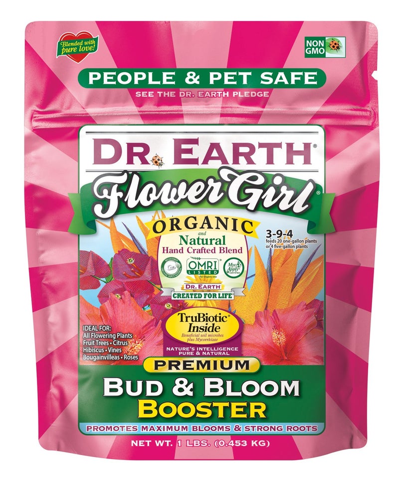 Dr. Earth 70792 1 lb 3-9-4 MINIS Flower Girl Fertilizer
