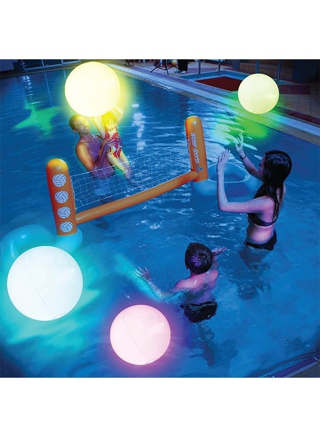 general Pool Toys - Light Up Beach Balls for Kids 12 Light Modes, Pool Beach Games Balls for Outdoor or Indoor Activities, Glow in The Dark Pool Beach Decorations for Kids and Adults - Image 1