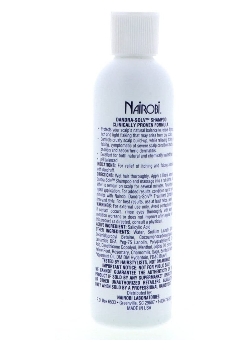 Nairobi Therapeutic Dandra-Solv Moisturizing Shampoo for Unisex By Nairobi, 8 Ounce - Image 4