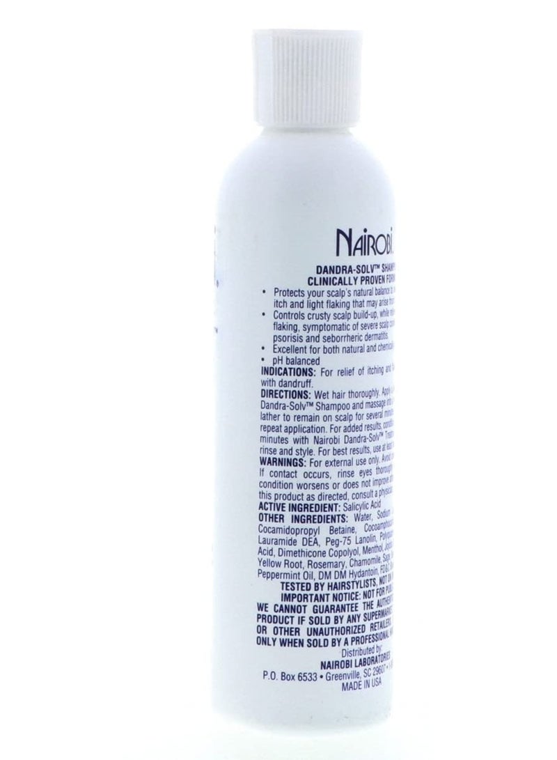 Nairobi Therapeutic Dandra-Solv Moisturizing Shampoo for Unisex By Nairobi, 8 Ounce - Image 5