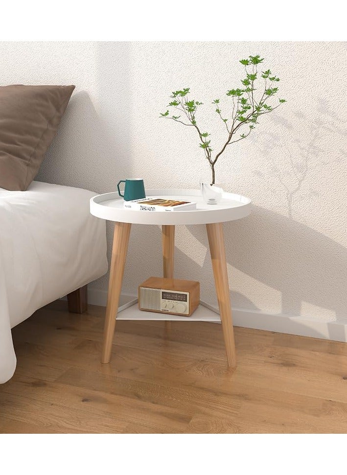 DubaiGallery Night Stand Bedside Table Double Design Coffee Table Heightened Sidewall Bedroom Furniture Triangular Structure Side Table The New - Image 3