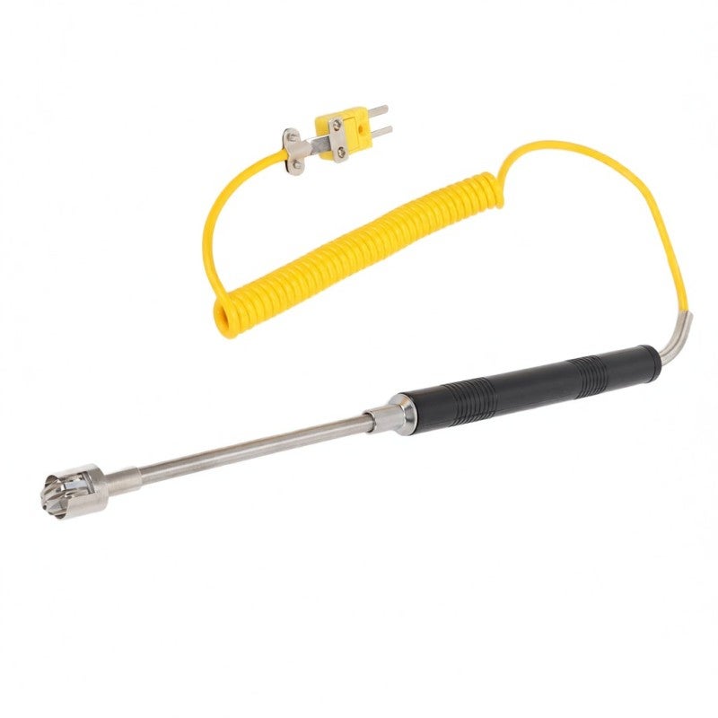 K Type Plug Temperature Probe: Industrial Grade Heat Resistant Steel Construction - Insulated Handle For Enhanced Safety, Rapid Thermal Response for Industrial Measurement, Gas And Liquid Temperature - Image 1