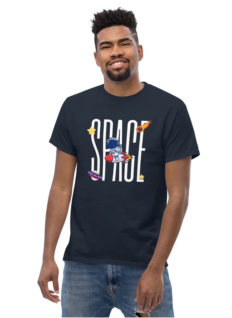 BLUEASH - Space & Astronaut Printed Graphic T-Shirts Combo - 100% Cotton | Unique Space-Themed Designs - Image 1