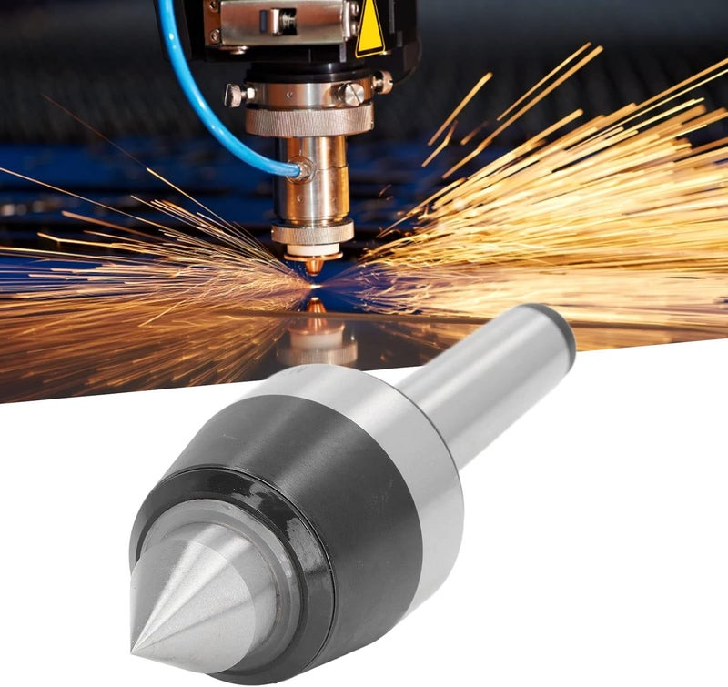 High Speed Live Center MT3A, Lathe Live Revolving Center with Carbide Tip, 40CR Steel Shaft CNC Tool Tip for Machining, Up to 6000rpm Rotation Speed for Me - Image 3