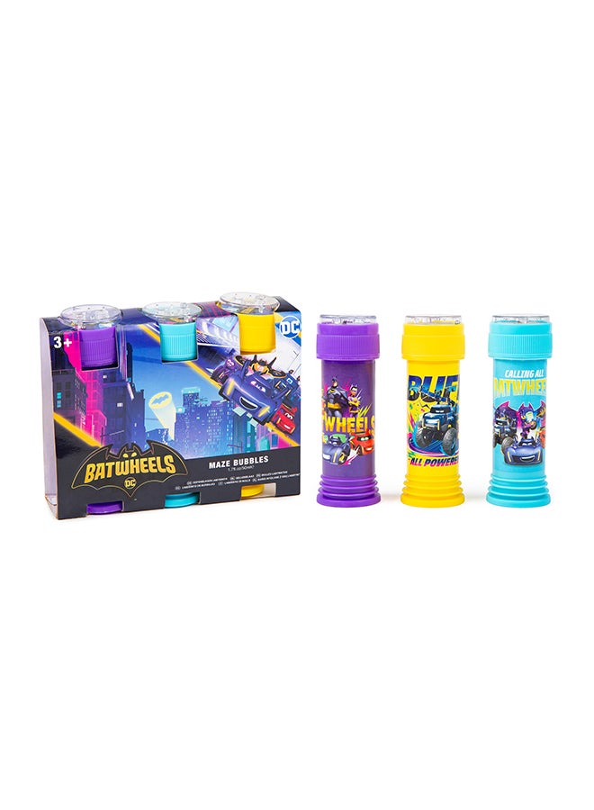 RMS, Batwheels Maze Bubbles 3 Pack – Fun Kids Toy, Interactive Playtime & Gift Item - Image 1