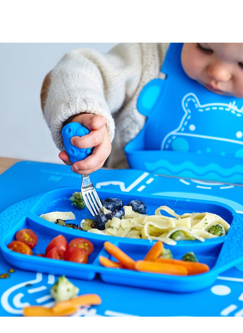 Marcus & Marcus - Palm Grasp Spoon & Fork Set- Lucas - Image 1
