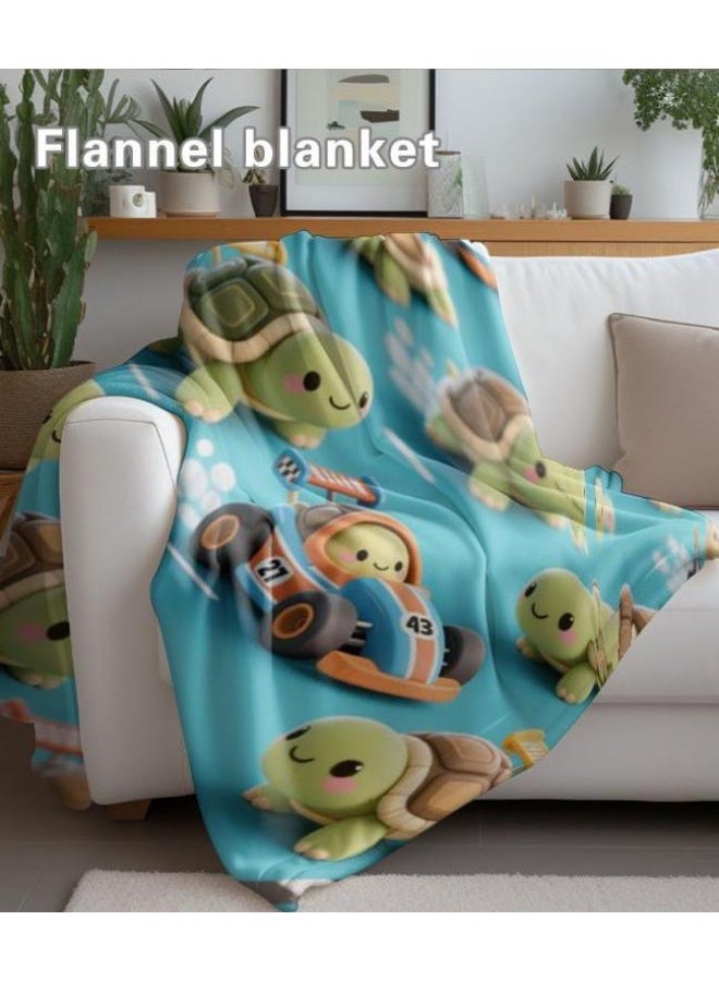 عام بطانية رقيقة من الفانيلا الكرتونية للأطفال والرضع (دافئة ومريحة، ومناسبة للنوم والألعاب) 70 سم * 100 سم - Image 5