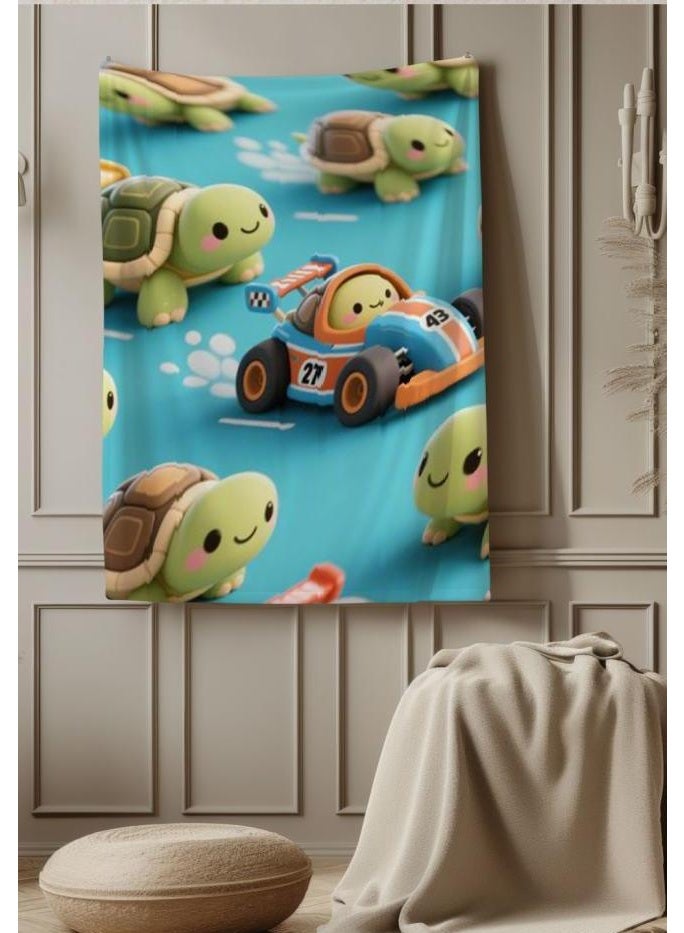 عام بطانية رقيقة من الفانيلا الكرتونية للأطفال والرضع (دافئة ومريحة، ومناسبة للنوم والألعاب) 70 سم * 100 سم - Image 3