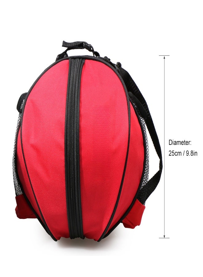 RONDING Sports Ball Round Bag Basketball Shoulder Bag Soccer Ball Football Volleyball Carrying Bag Travel Bag for Men and Women - Image 4