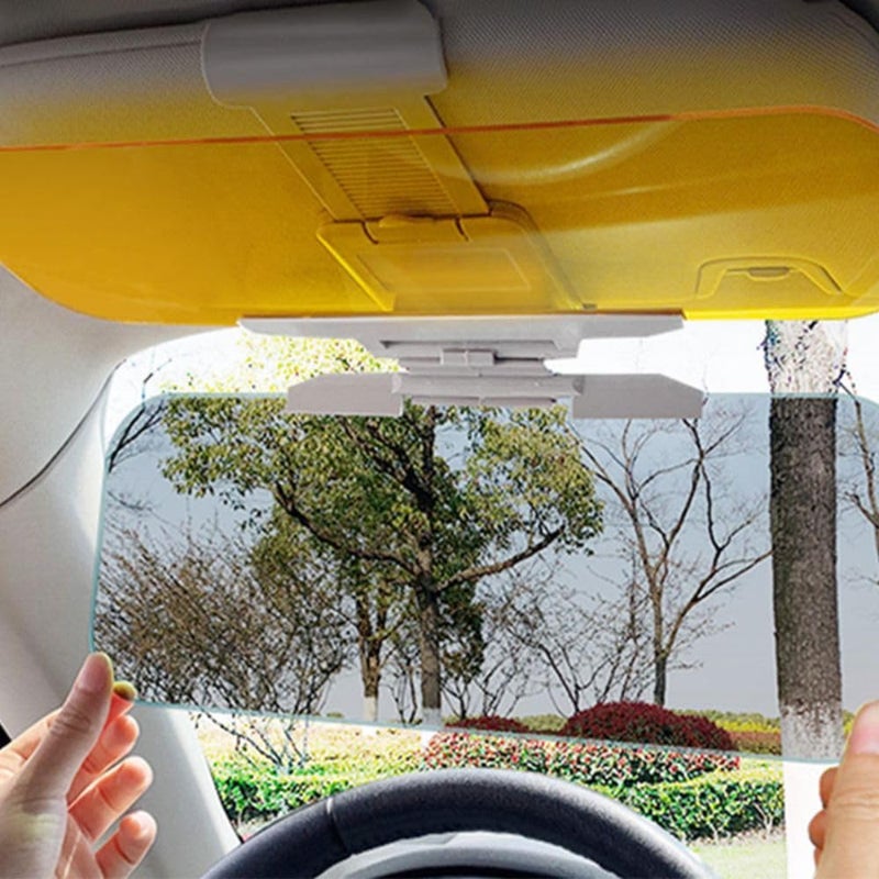 Smiledrive ® Car Anti-Glare Visor | Day Night Polarized Car Sun Visor for Trucks Vans Cars - Image 3