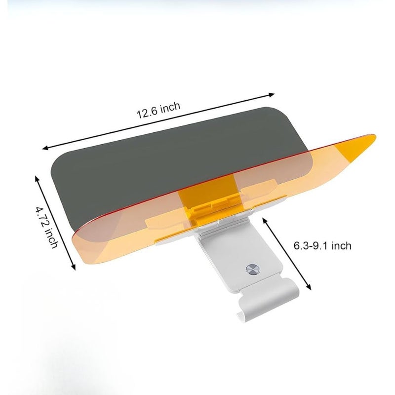 Smiledrive ® Car Anti-Glare Visor | Day Night Polarized Car Sun Visor for Trucks Vans Cars - Image 4