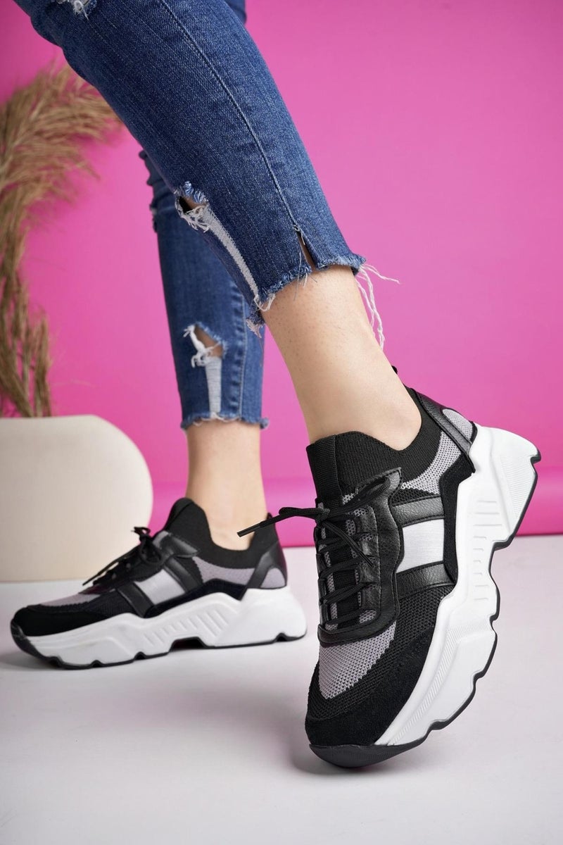 muggo Sepho Guaranteed Daily Walking Running High Sole Comfortable Women's Sneaker Sports Shoes - Image 2