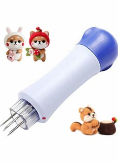 Excefore Needle Felting, Felting Needle Tool with 7 Needles, Needle Felting Stitch Punch Tool, Wool Felt Needle Tools, Felting Starter Kit for DIY Patchwork and Craft, Make Beautiful Felt Animals  - Image 1