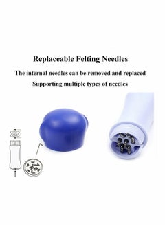 Excefore Needle Felting, Felting Needle Tool with 7 Needles, Needle Felting Stitch Punch Tool, Wool Felt Needle Tools, Felting Starter Kit for DIY Patchwork and Craft, Make Beautiful Felt Animals  - Image 2