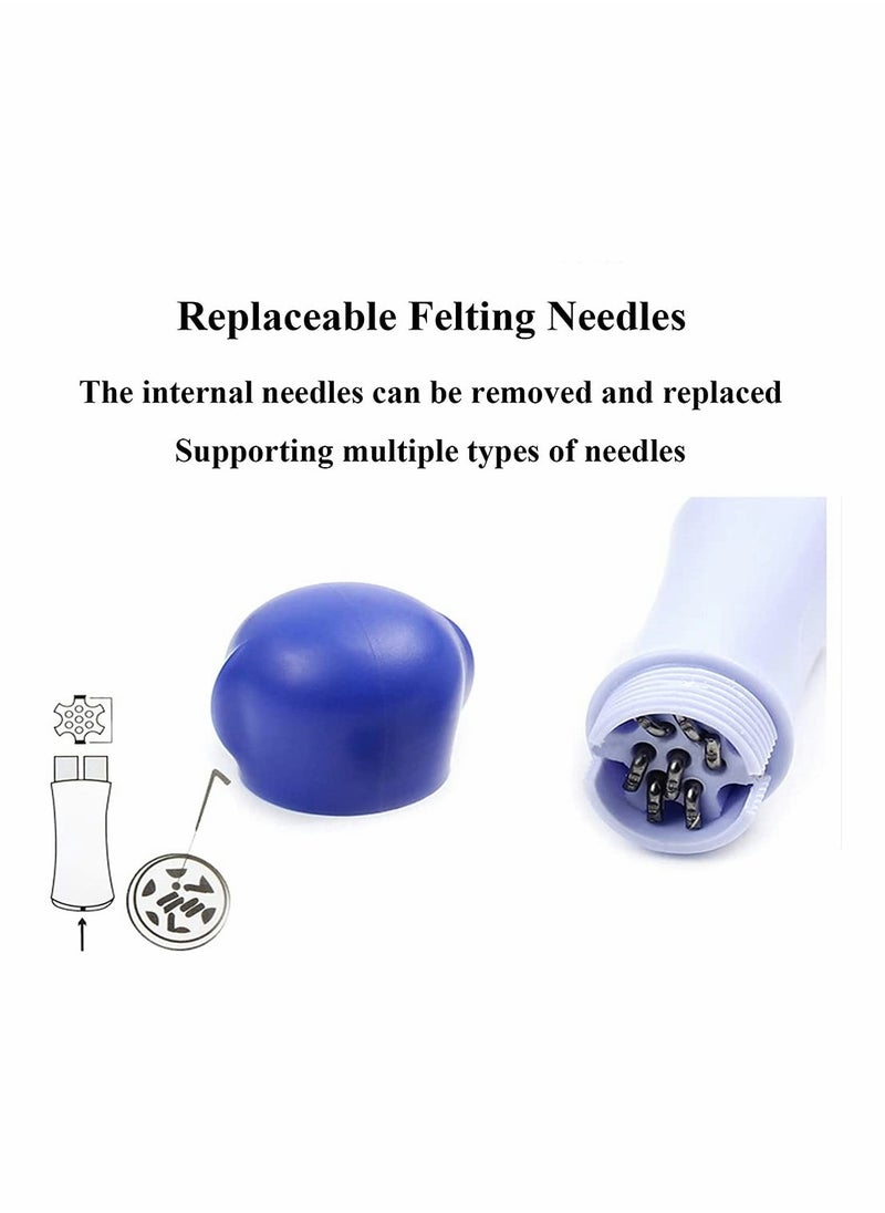 Excefore - Needle Felting, Felting Needle Tool with 7 Needles, Needle Felting Stitch Punch Tool, Wool Felt Needle Tools, Felting Starter Kit for DIY Patchwork and Craft, Make Beautiful Felt Animals - Image 1