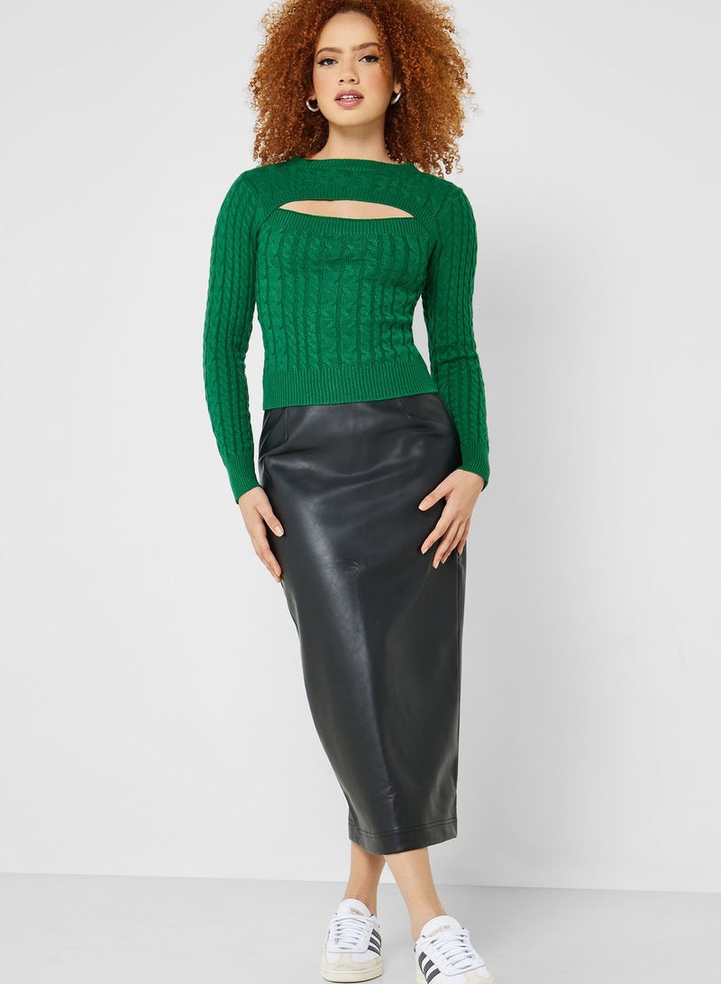 Ginger Cutout Front Sweater - Image 4