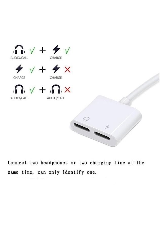 Adapter Splitter And Converter For iPhone X/7/8/7 Plus/8 Plus - Image 1