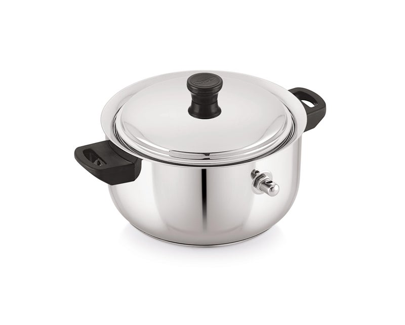 Eurostyle Stainless Steel Sandwich Bottom Milk Boiler (2 Litre) - Image 3