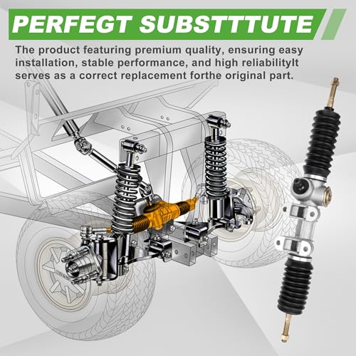 10L0L Golf Cart Steering Gear Box Assembly for Yamaha G22 (2003-2007) Gas or Electric Golf Cart Replace OEM# JU0-F3400-00 - Image 3