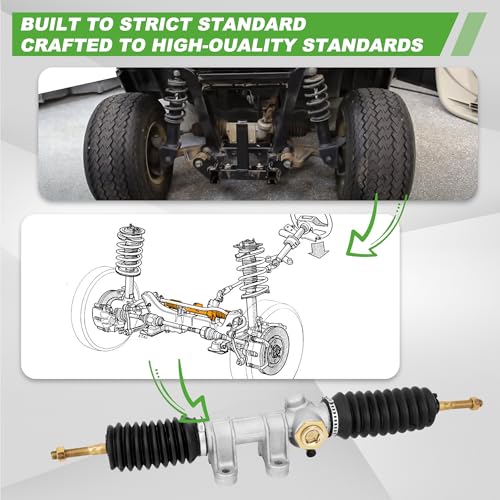 10L0L Golf Cart Steering Gear Box Assembly for Yamaha G22 (2003-2007) Gas or Electric Golf Cart Replace OEM# JU0-F3400-00 - Image 4