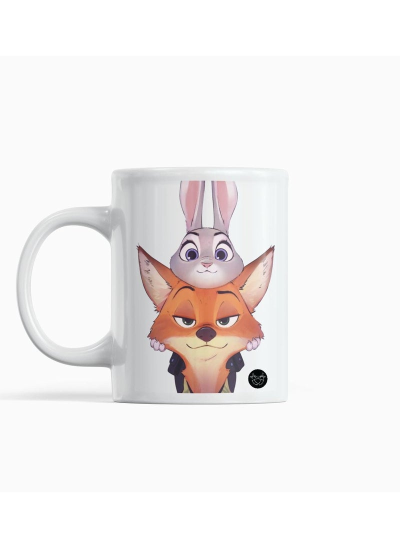 Phone Planet White mug with Zootopia design print