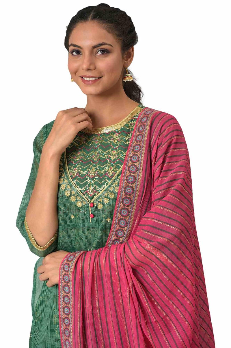 Aurelia Women's Polyester Set (22AUD10496-503894_Green - Image 2