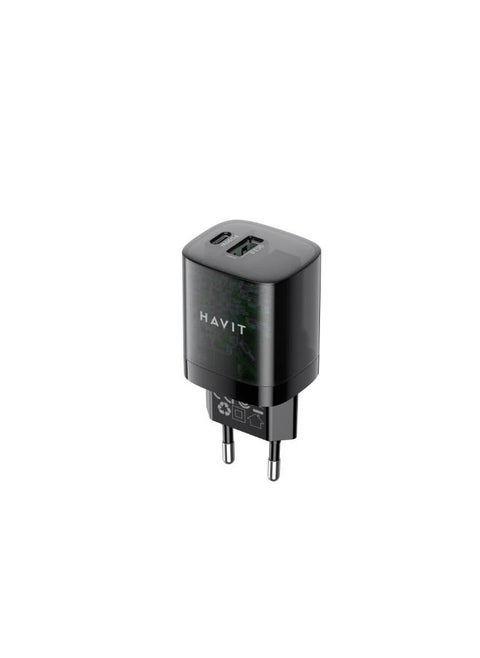 Havit UC303 Mobile series GaN - 30W Travel charger - Black