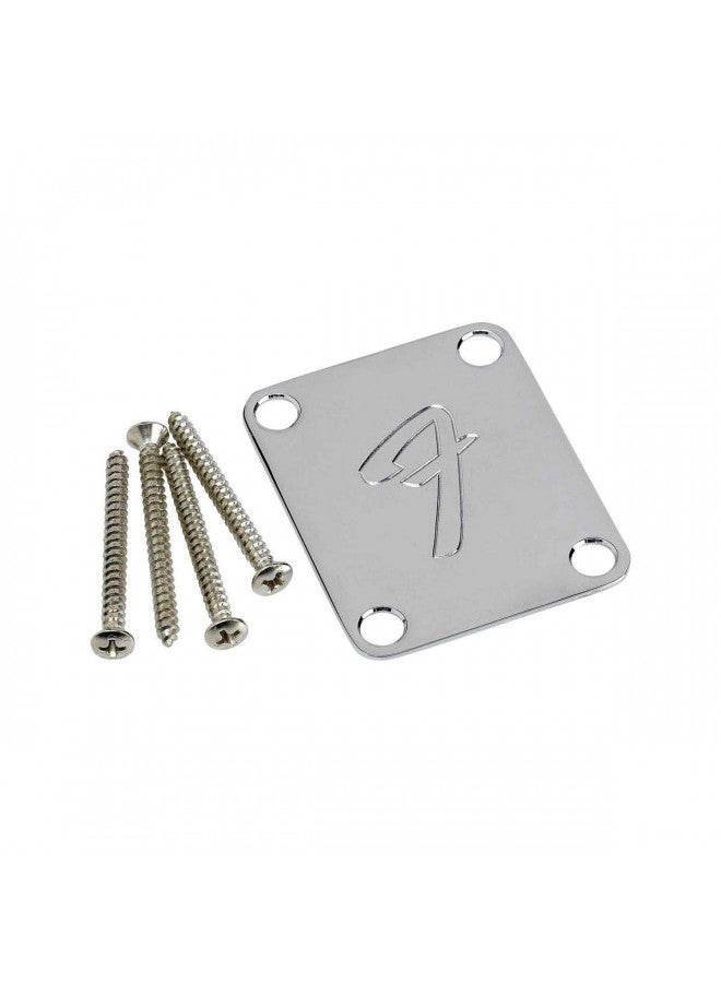 FENDER Fender F Neckplate Chrome 