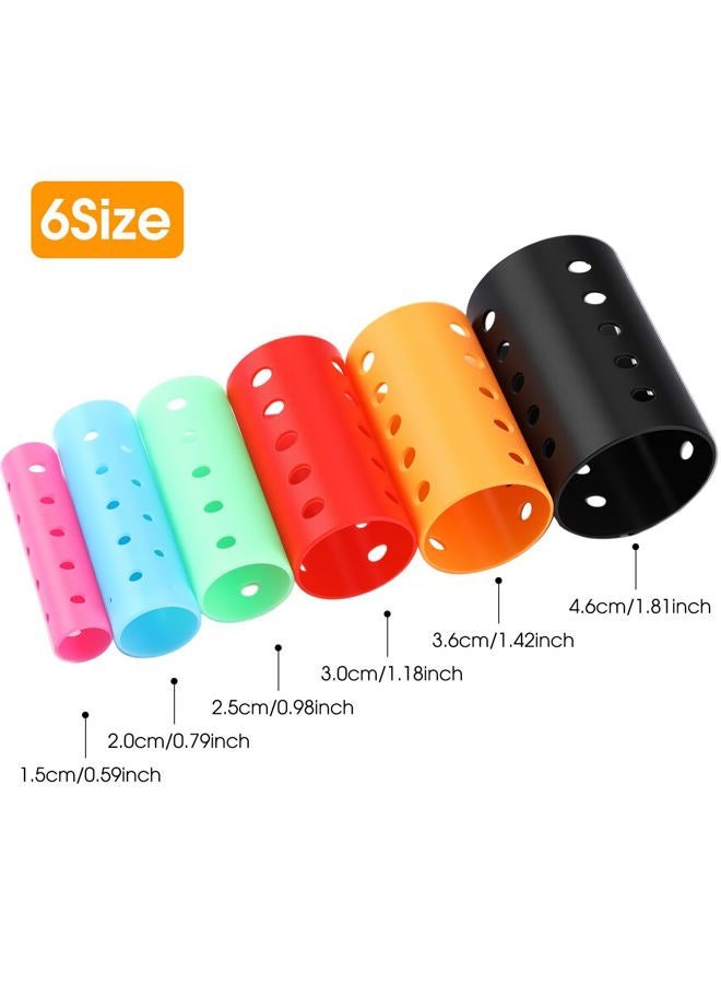 WILLBOND 141 Pcs Hair Rollers Set Include Plastic Hair Rollers with Pins and Clips(Mixed Color) - Image 2